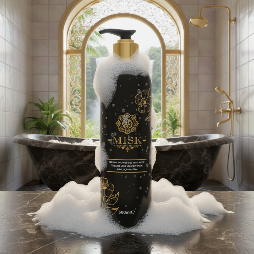 Misk Creamy Shower Gel - Pürüzsüz Kremsi Duş Jeli (VİTAMİN E) 500ml