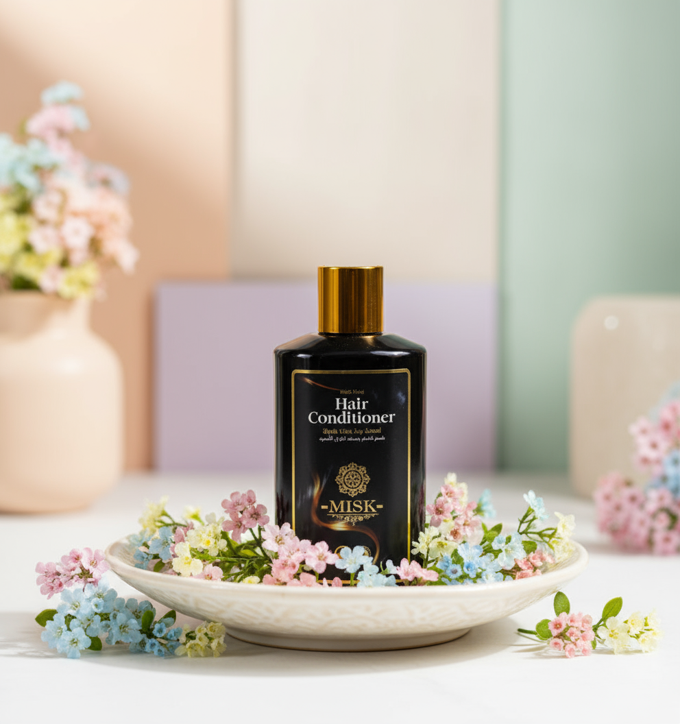 Misk Sülfatsız Besleyici Saç Kremi – 400 ml | Vitamin E ile Kolajen & Keratin & Onarıcı Saç Bakım Kremi