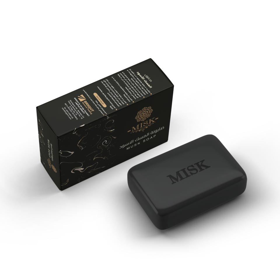 Misk Yüz & Vücut Aktif Karbon Sabunu | 80g Ham Siyah Misk ile Zenginleştirilmiştir