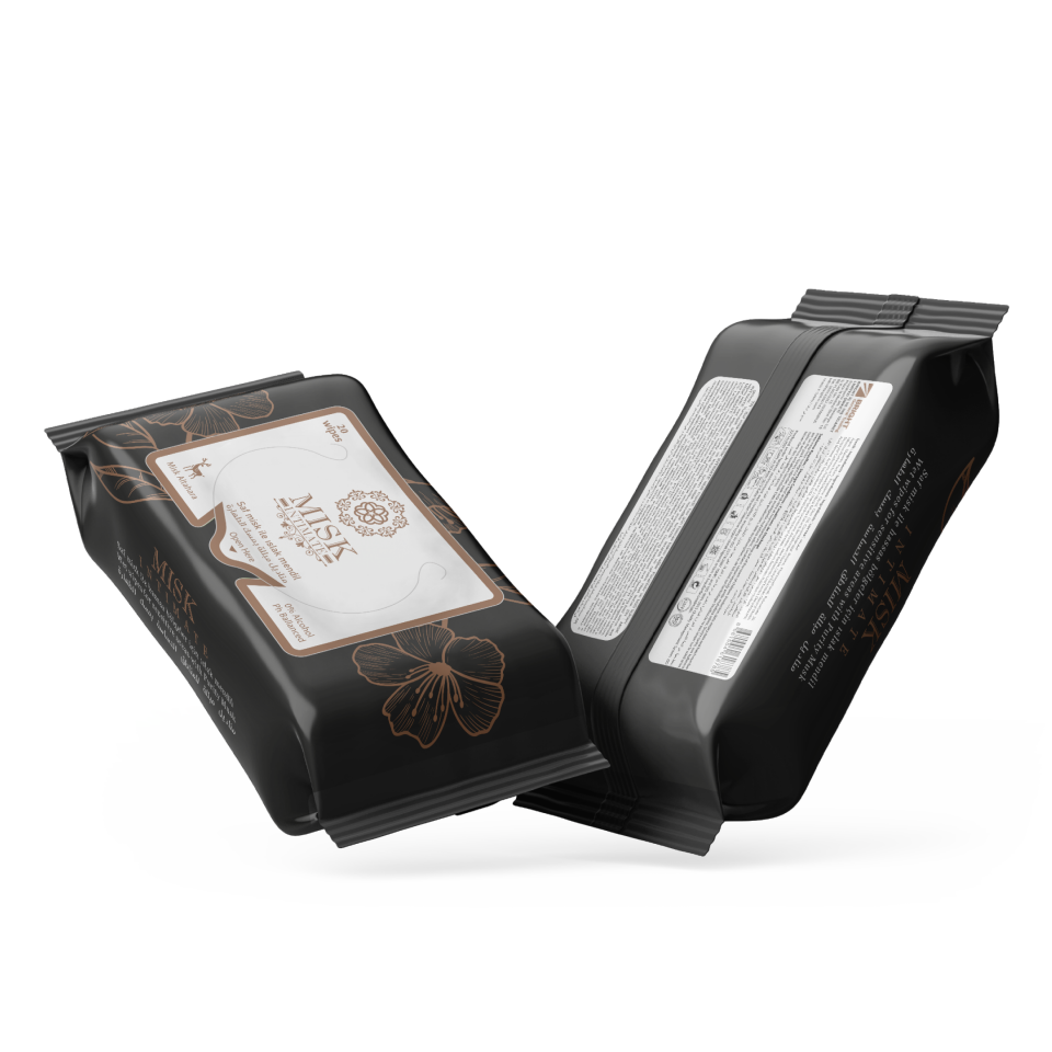 Misk Genital Bölge Intim Temizleme Mendili – Kokulu 20’li | Koku Giderici, Alkolsüz Ve Parabensiz